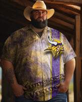 Chemise à manches courtes grande taille pour homme